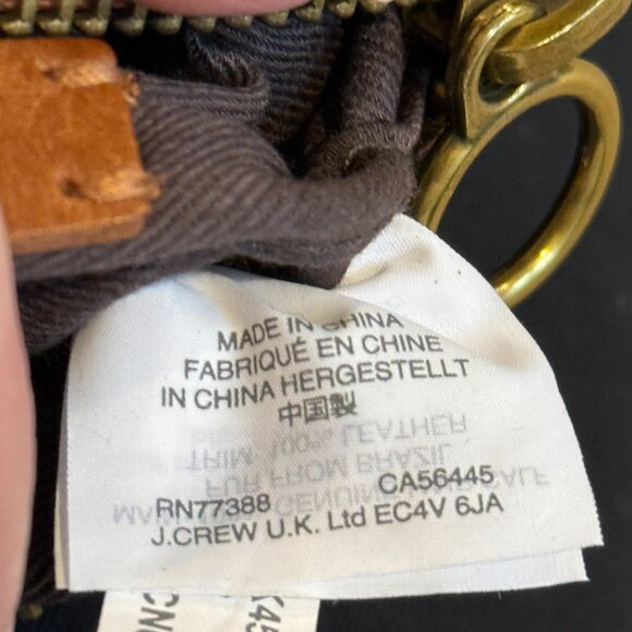 Madewell Leather Calf Hair Spotted Pouch Wallet Bittersweet #K4595 Boho Preppy - Picture 14 of 14